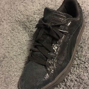Black Suede Puma Shoes